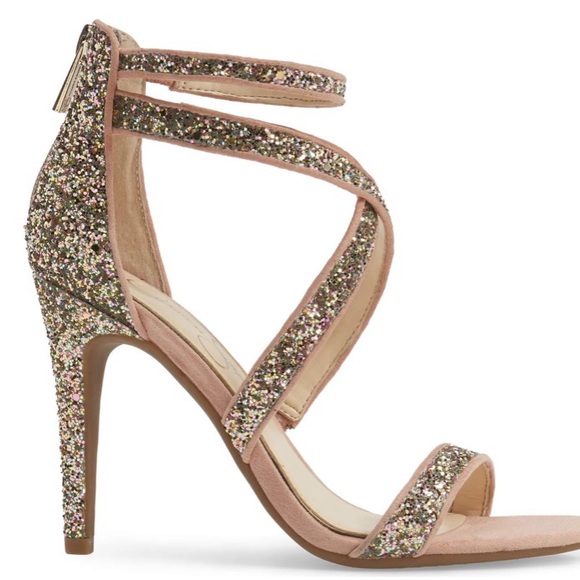 jessica simpson sparkly heels